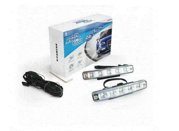 LED DRL - 8x2 LEDs SMD - Azul - Branco